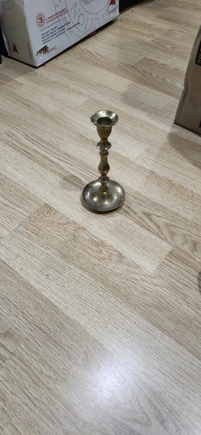 Vintage Brass Candlestick Holder - photo 3