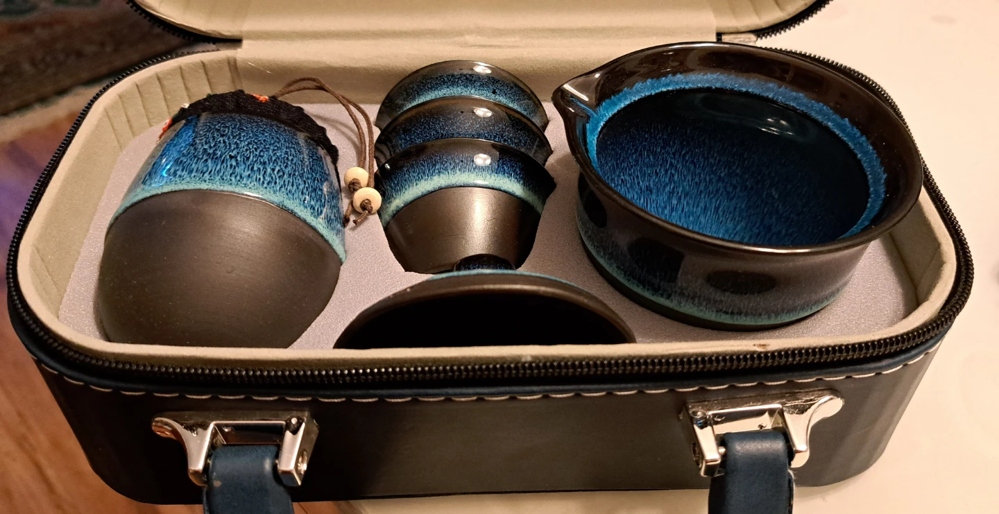 Portable Tea Set with Travel Case - photo 2
