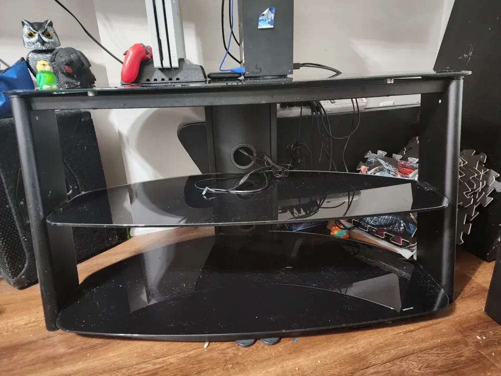 Black TV Stand