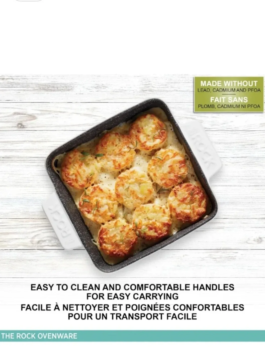 (NEW)Rock Non-Stick Ceramic Ovenware 2 Sets - #Cleanout image indicator(9)