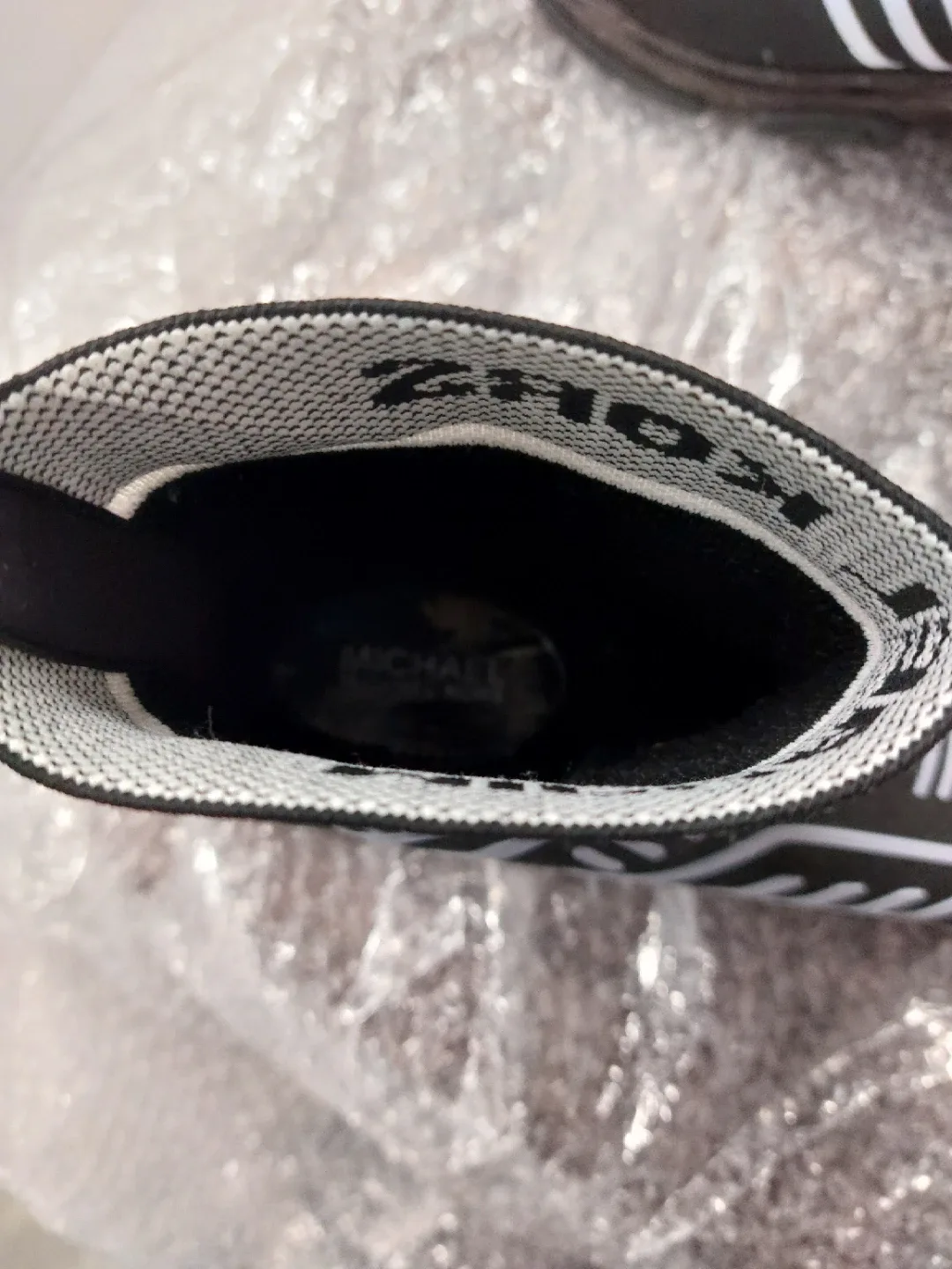 Michael Kors Black & White Sock Sneakers image indicator(3)