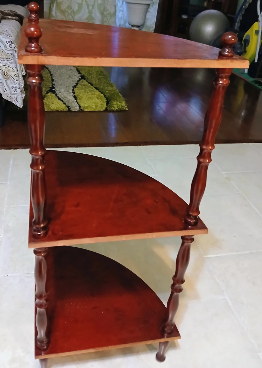 Wooden Corner Shelf - 3 Tier - photo 2