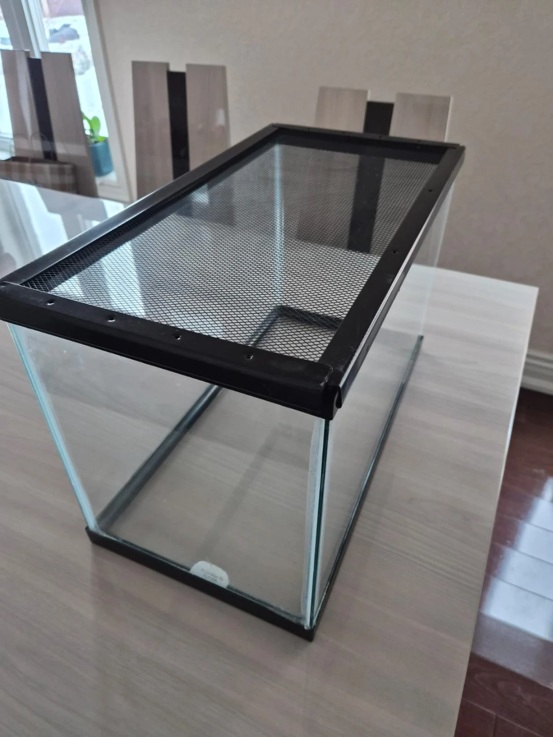 10 Gallon Glass Terrarium with Mesh Top/Lid - photo 2