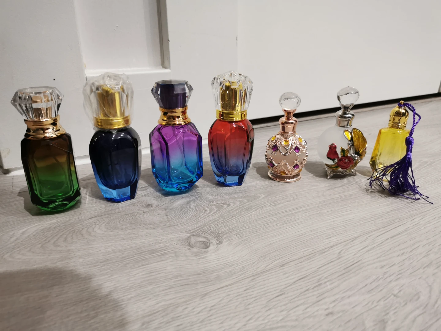 Assorted Decorative Empty Perfume Bottles - bundle 1