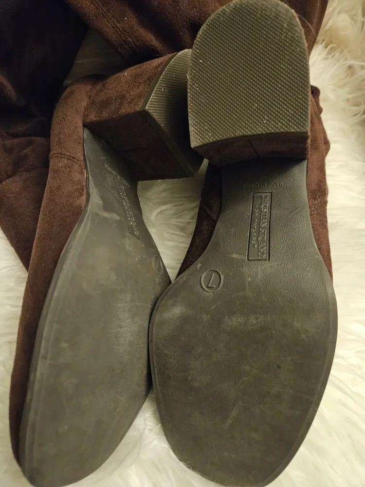 Circus by Sam Edelman Brown Thigh High Boots - Size 7 image indicator(4)
