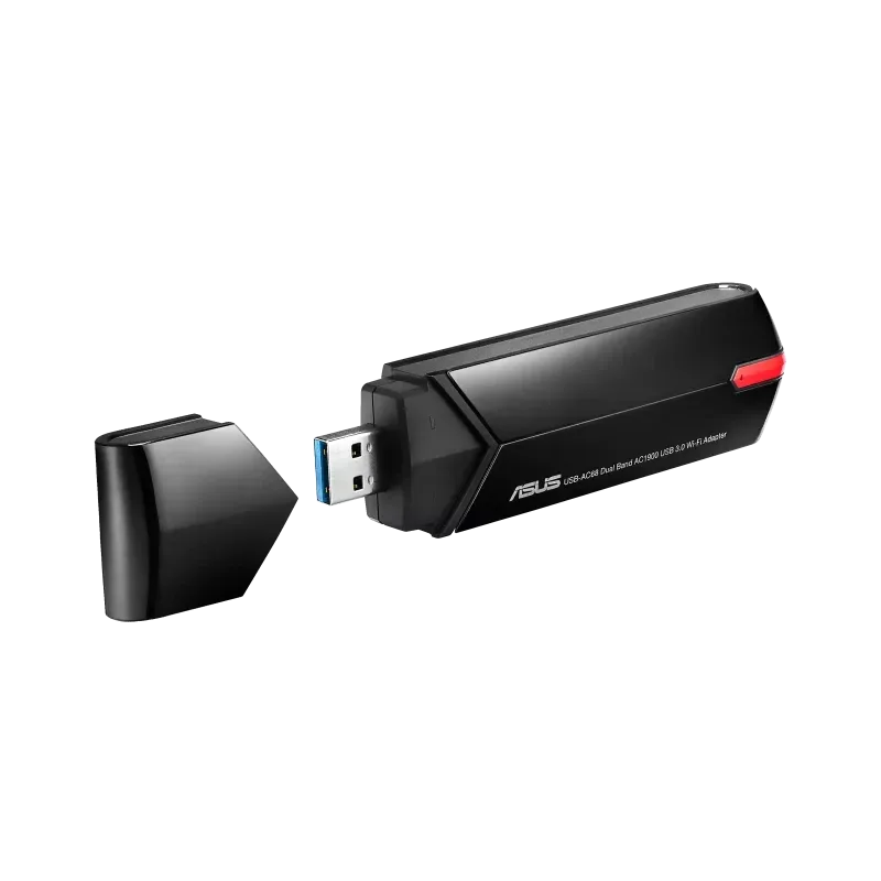 ASUS USB-AC68 Dual-Band AC1900 WiFi Adapter #Cleanout