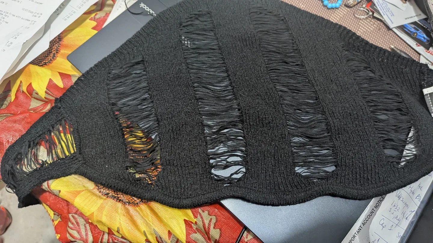 Shein Curve Black 1XL Sweater