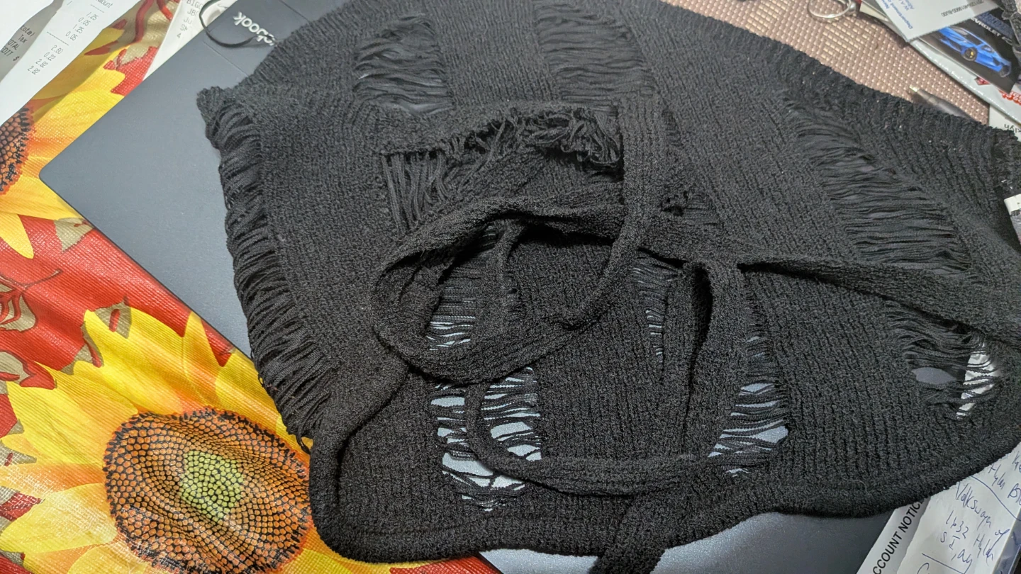 Shein Curve Black 1XL Sweater - photo 2