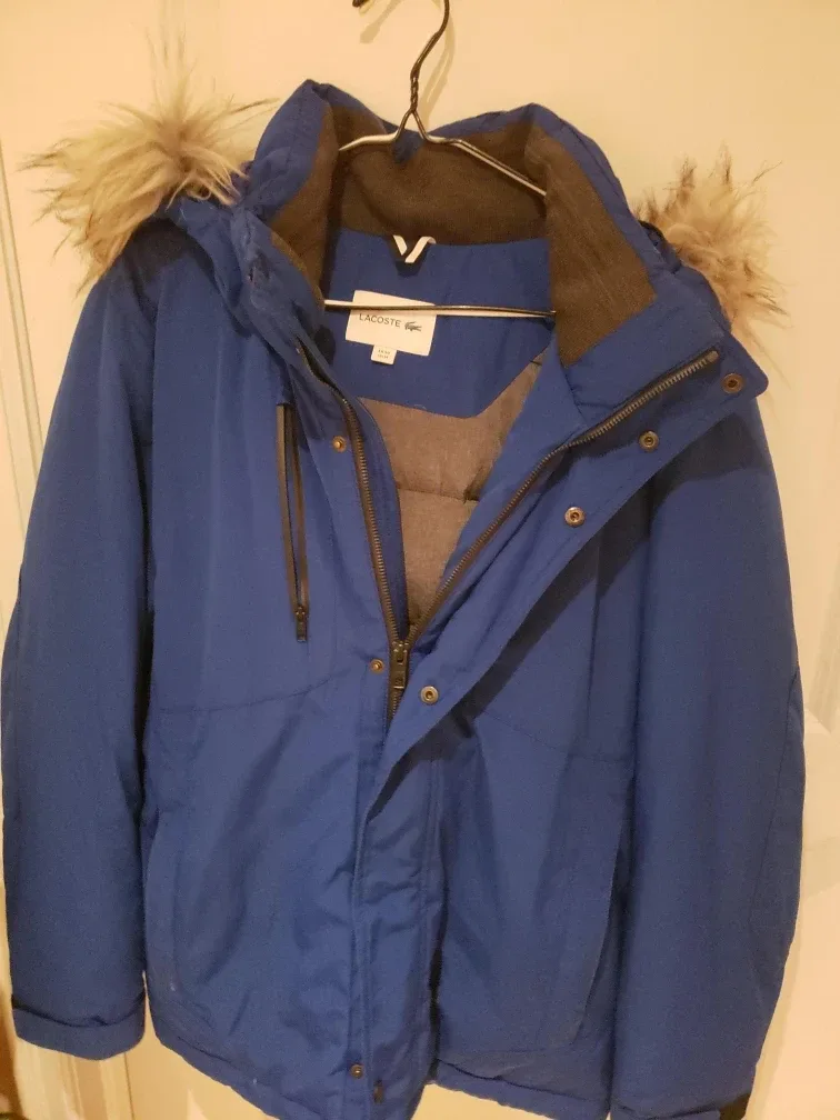 Lacoste Blue Winter Parka