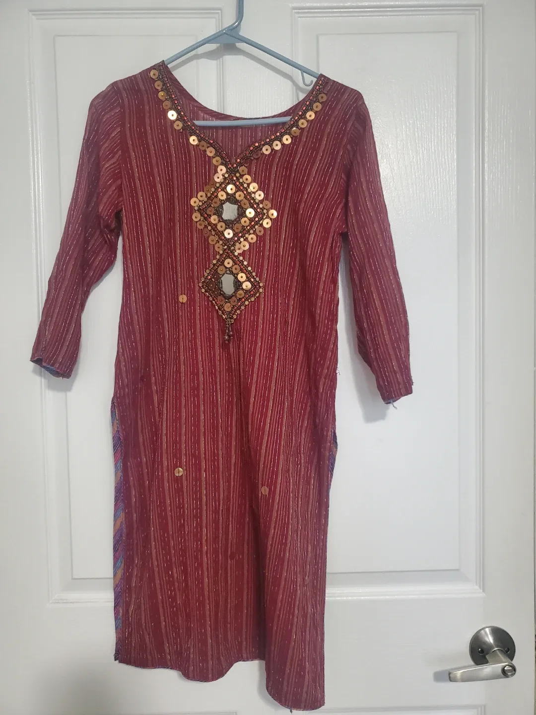 Salwar Kameez...Dark pink colourful