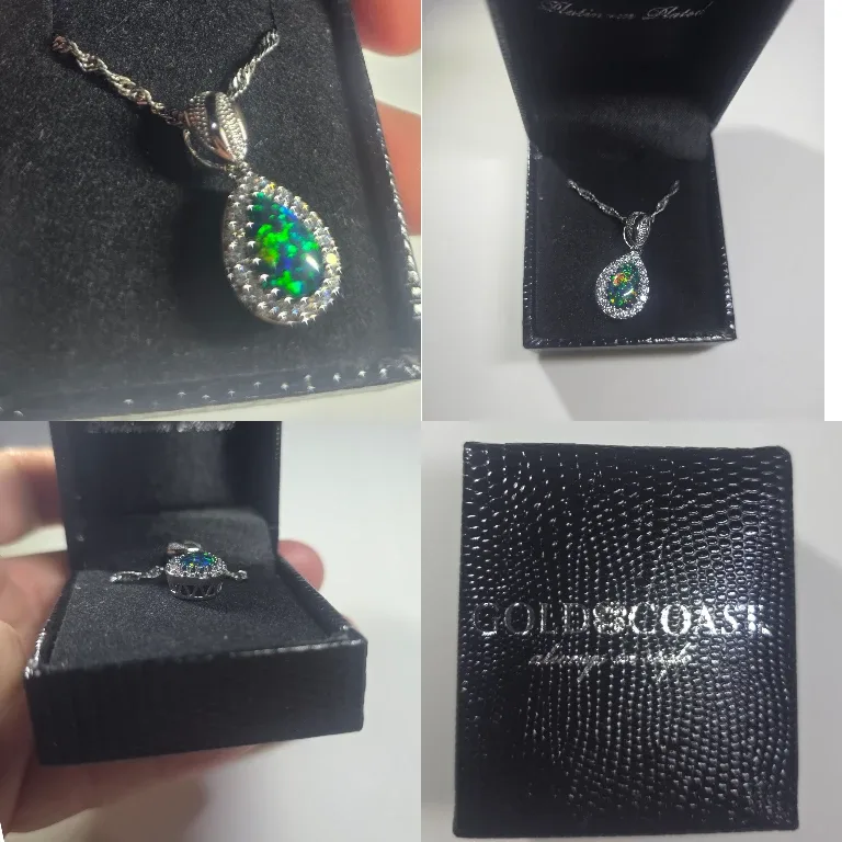 Gold Coast Opal Pendant Necklace