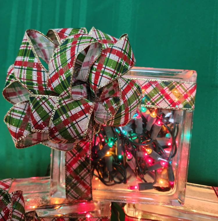 Decorative Glass Block with Lights & Ribbon cleanout - photo 2