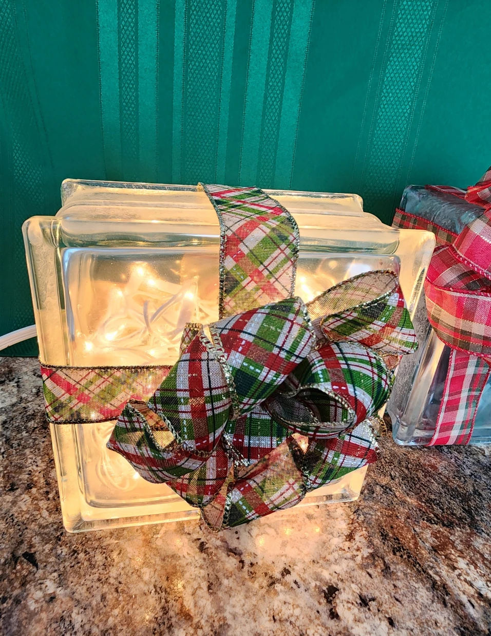 Decorative Glass Block with Lights & Ribbon cleanout - photo 4