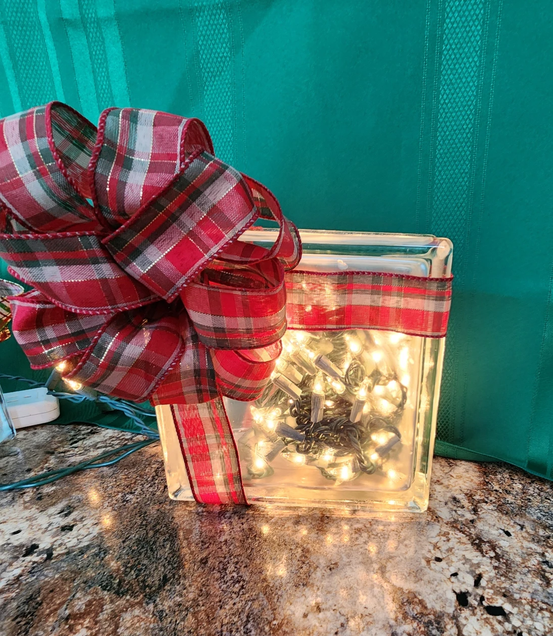 Decorative Glass Block with Lights & Ribbon cleanout - photo 5