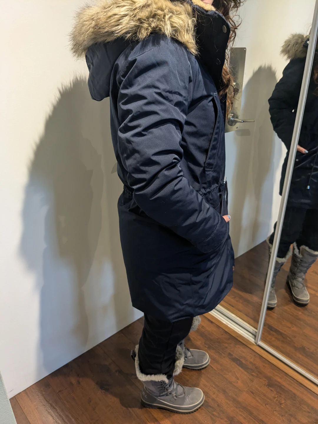 Only Navy Blue Winter Parka -M - photo 5