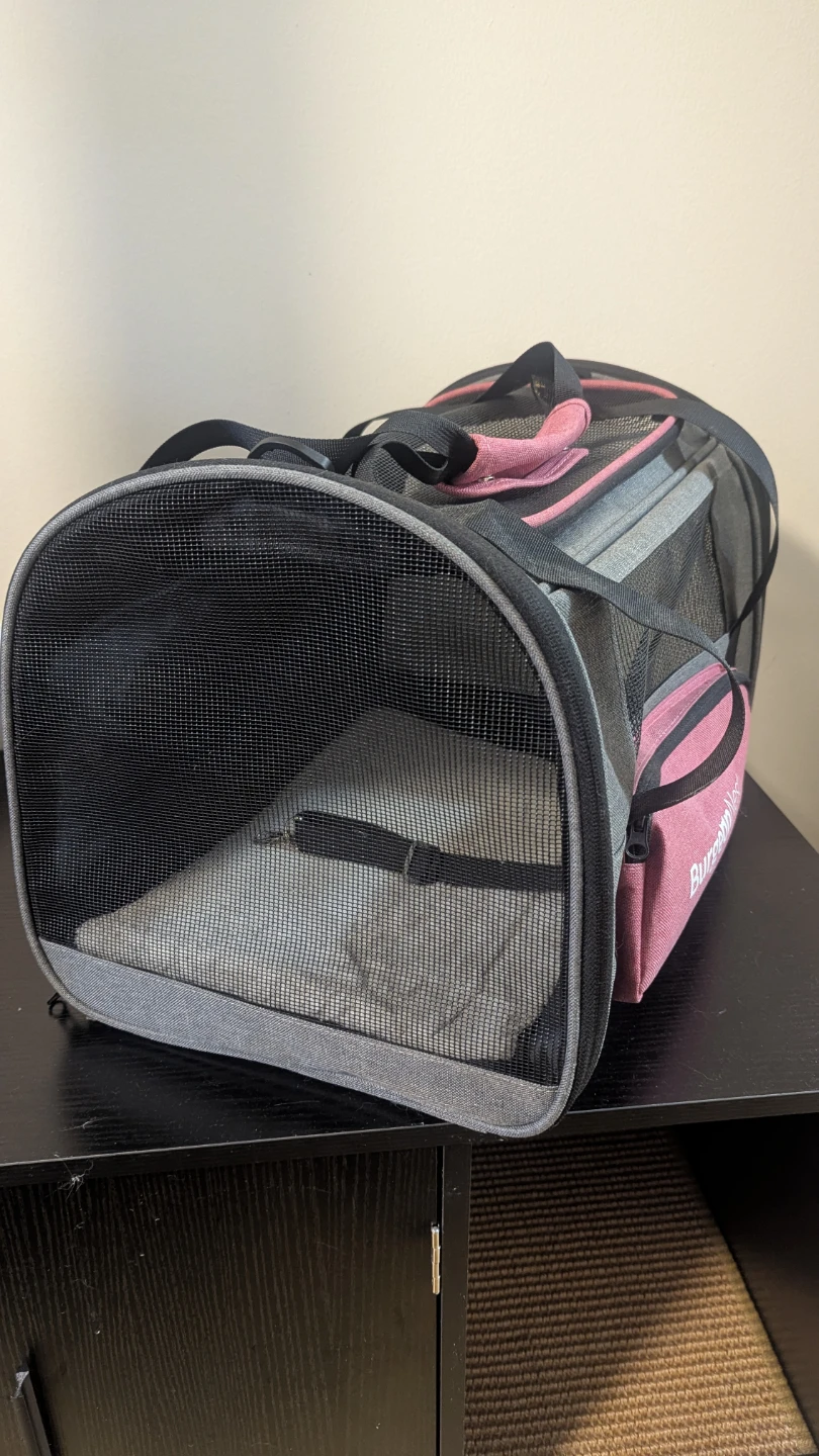 BurgeonNest Pet Carrier - Grey & Pink - photo 2