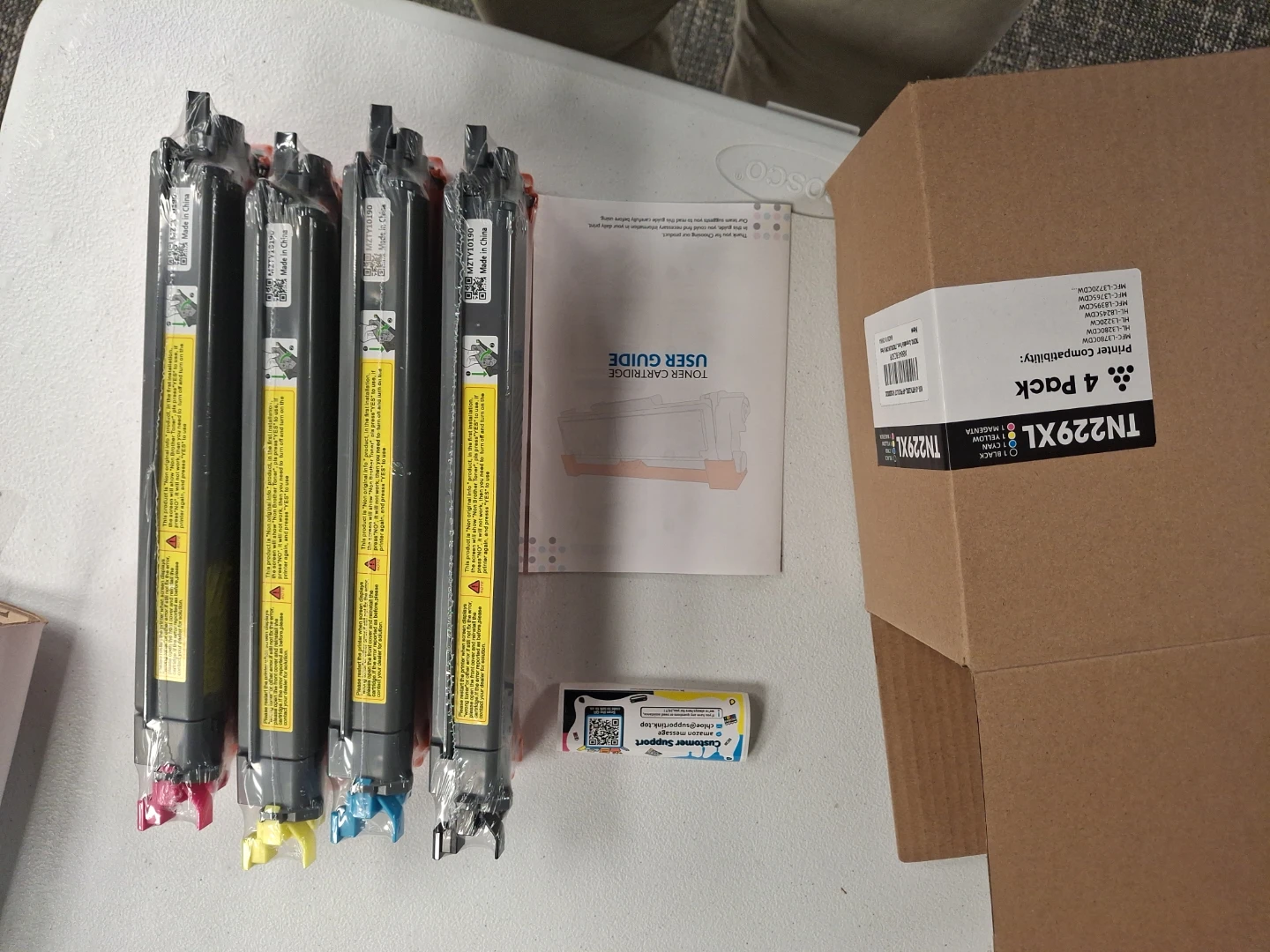 TN229XL Toner Cartridge 4Pack Brother HL-L3280CDW MFC-L3780CDW