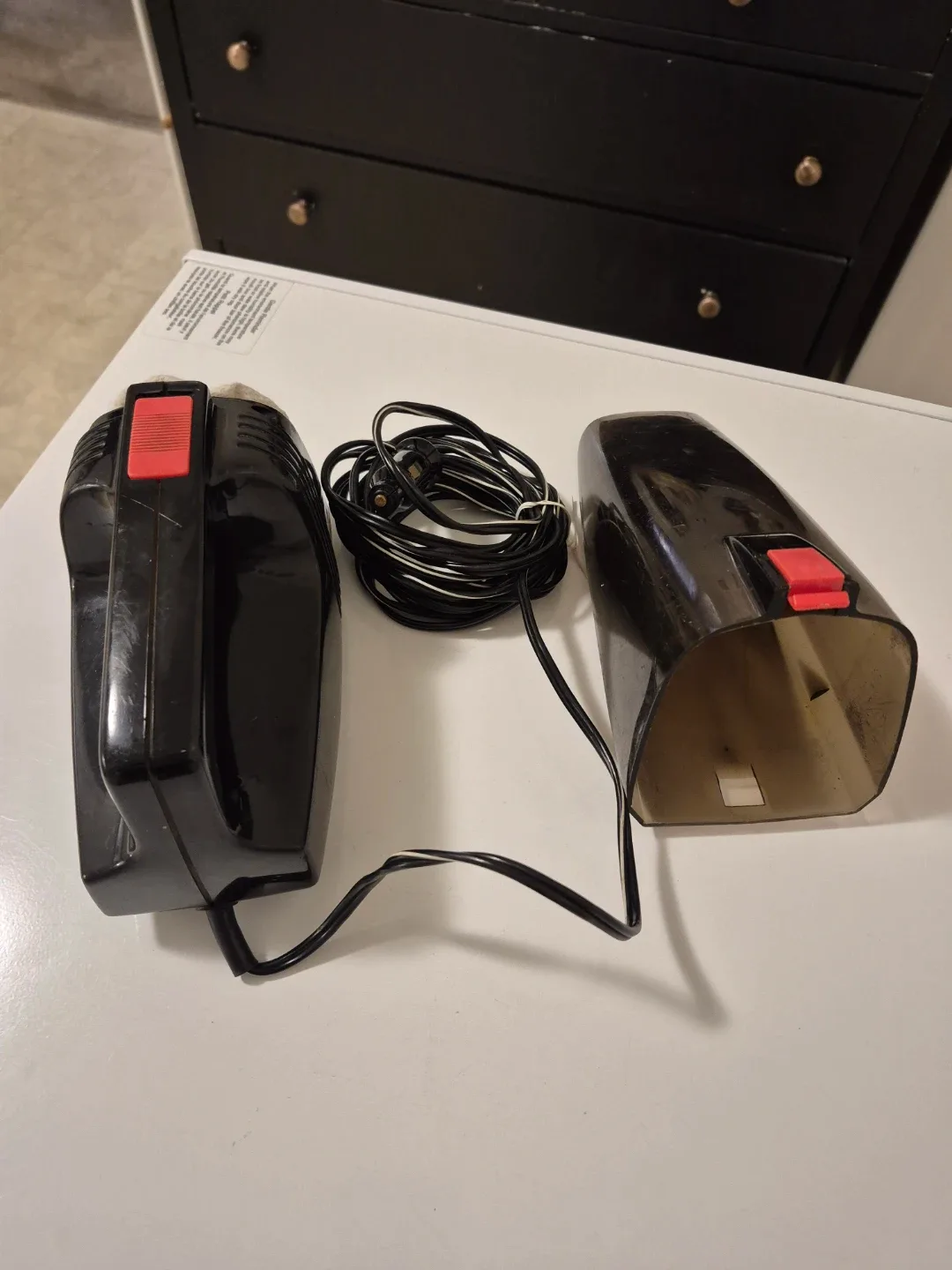 Black Handheld Car Plug-In Vacuum Cleaner #Cleanout image indicator(6)