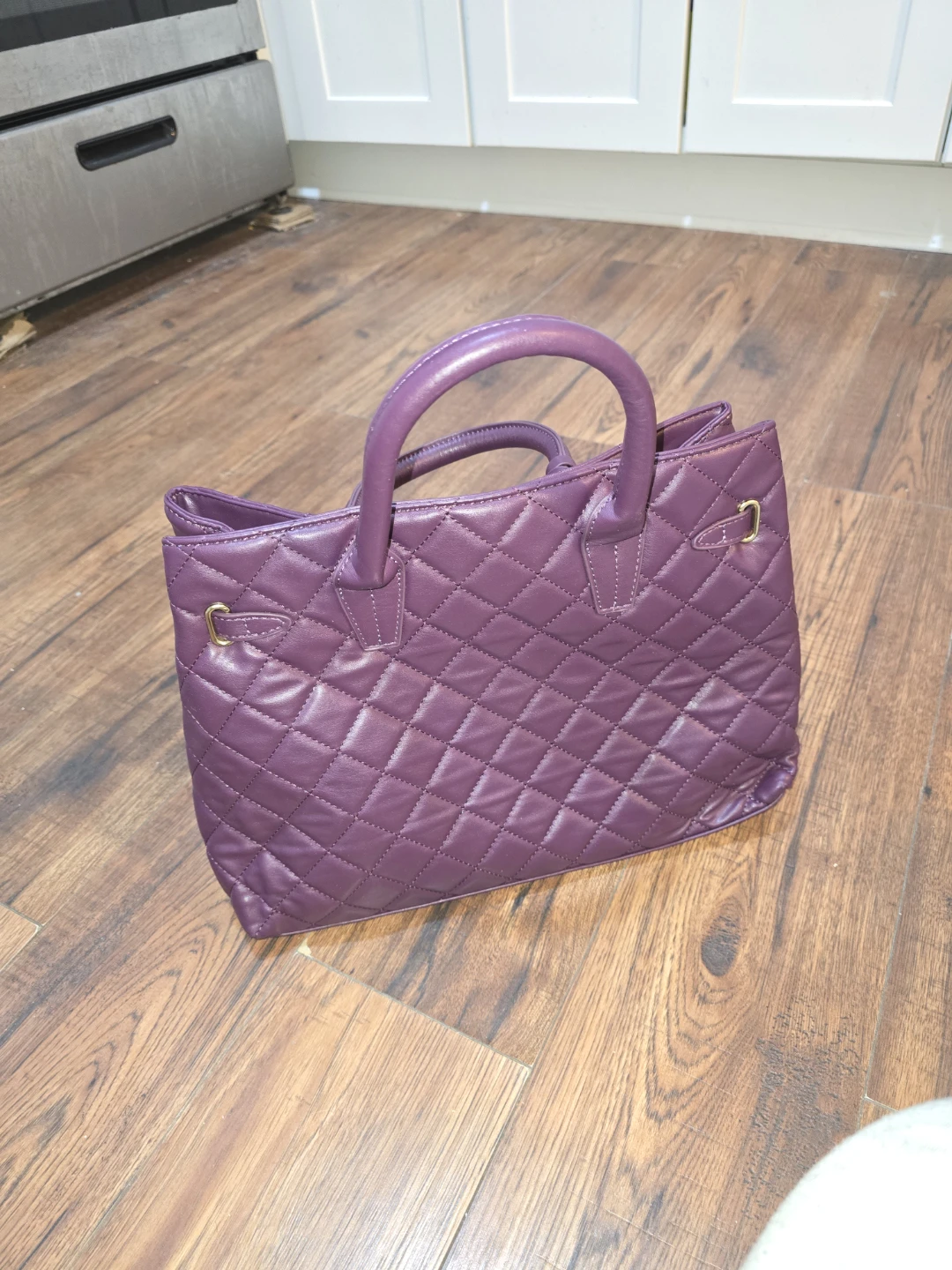 Ricki Bag Quilted Purple Handbag - photo 3