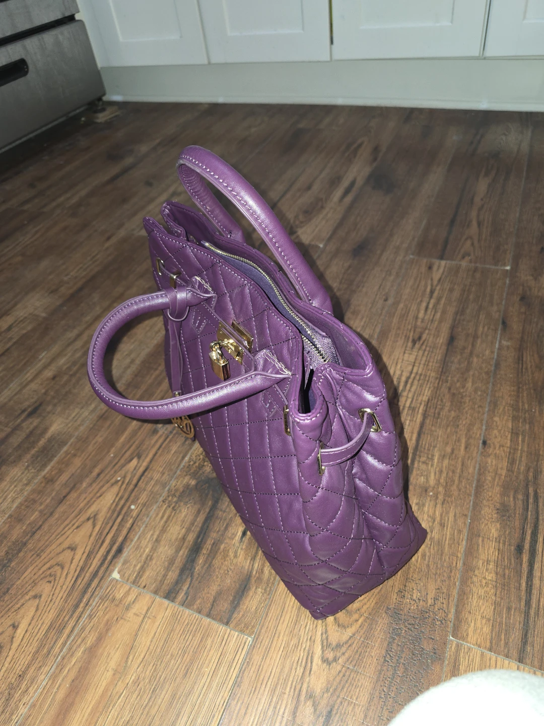 Ricki Bag Quilted Purple Handbag - photo 4