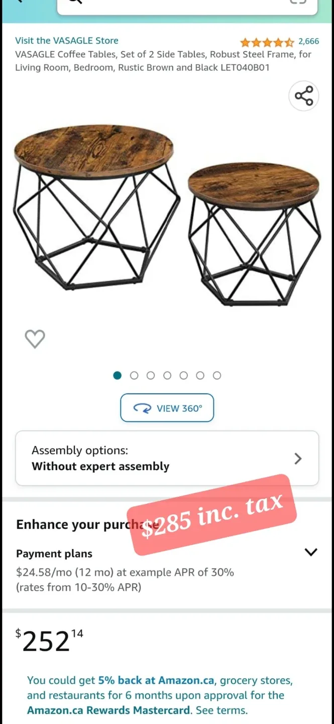 Coffee Tables w/ Storage set (2 new pcs) image indicator(7)