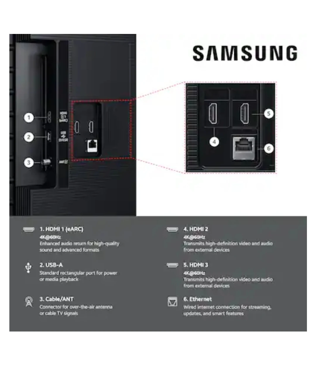 Samsung 85" Crystal UHD 4K TV - Model 85" U8000F - photo 4