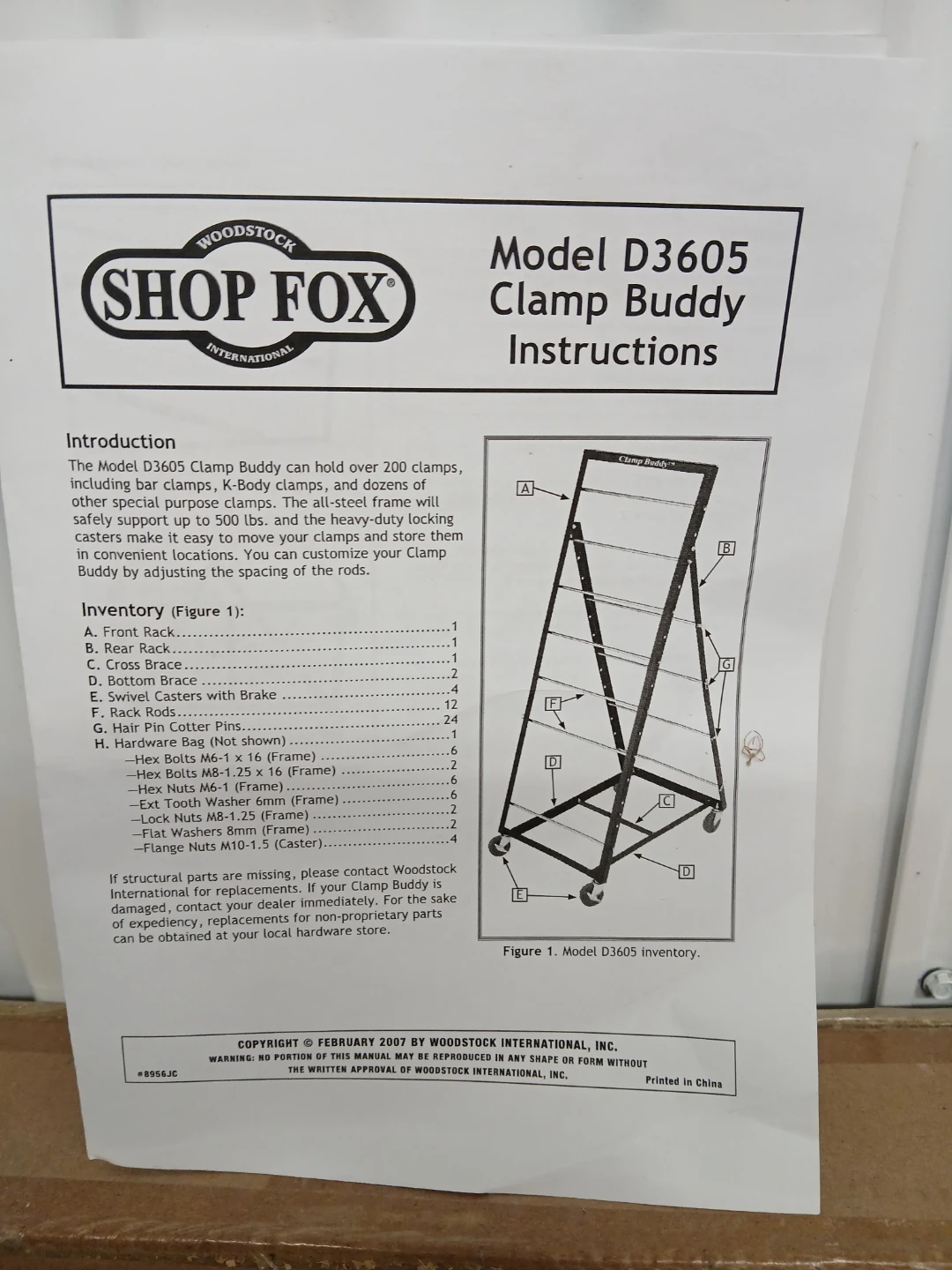 Woodstock Shop Fox D3605 Clamp Buddy - photo 4