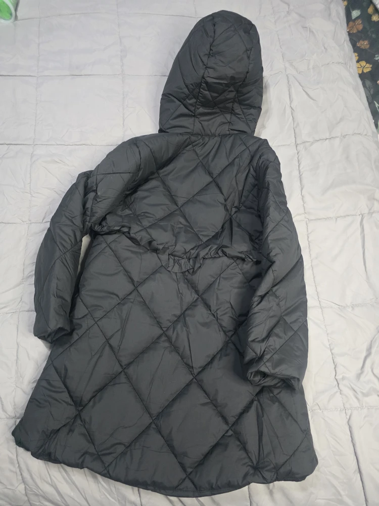 Haloumoning Girls Winter Coat, Black, Size 7-8Years - photo 3