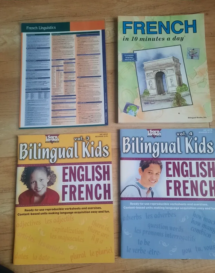 French Learning Books Bundle #cleanout