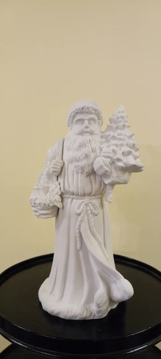 White ceramic Santa