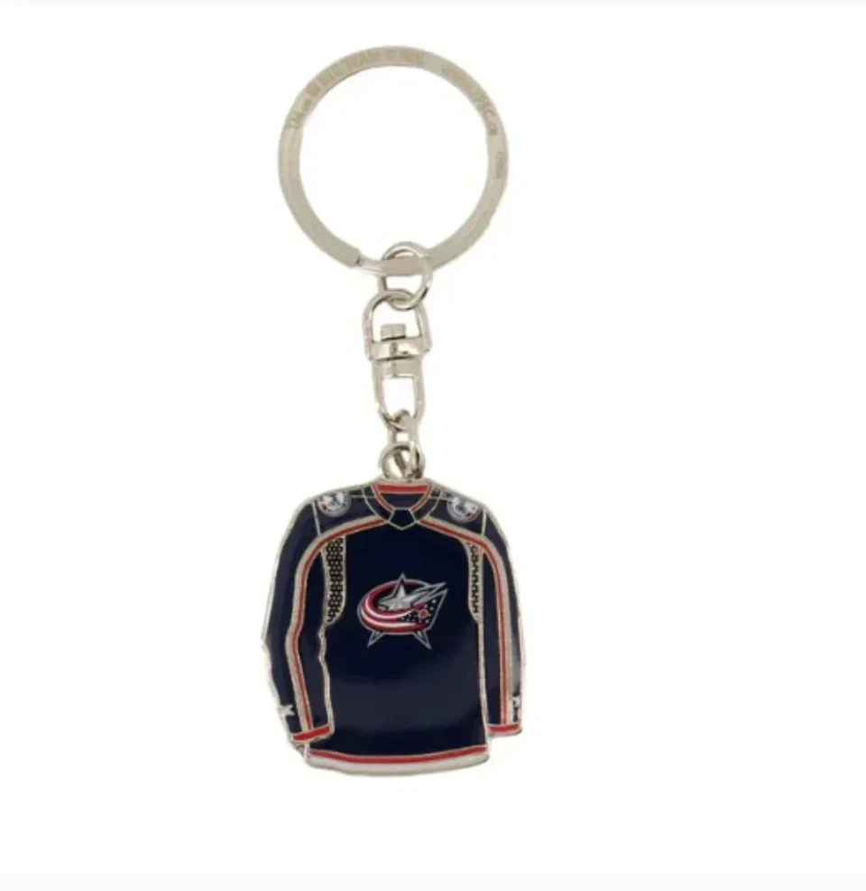 NHL Columbus Blue Jackets Jersey Keychain - NEW