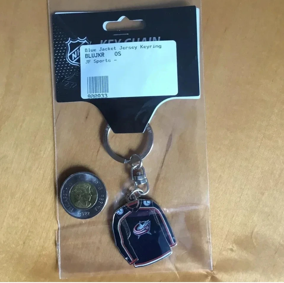 NHL Columbus Blue Jackets Jersey Keychain - NEW - photo 3
