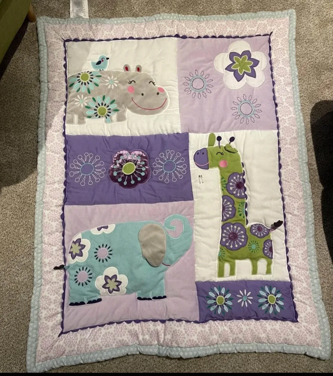 Lambs & Ivy Animal Friends Crib Bedding Set #Cleanout image indicator(3)