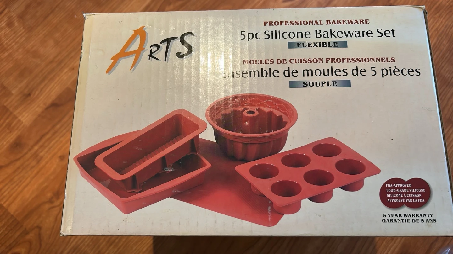 5pc Silicone Bakeware Set - photo 2