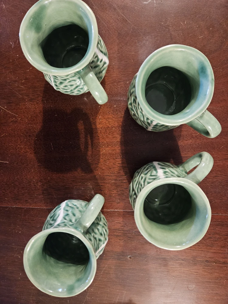 4 Vintage Cabbage Mugs - photo 4