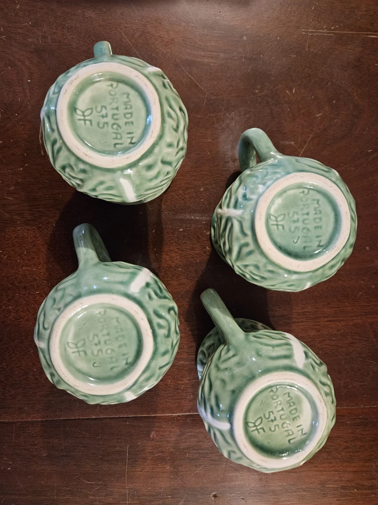4 Vintage Cabbage Mugs - photo 5