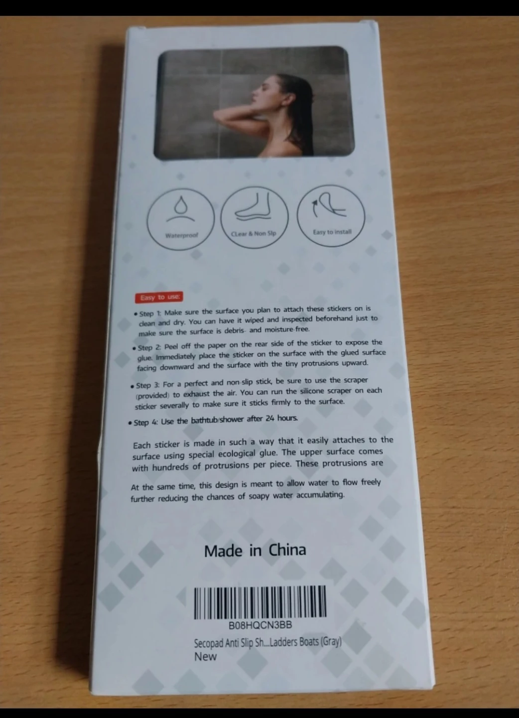 Secopad Anti Slip Shower Stickers - New. Fixed price. - photo 3