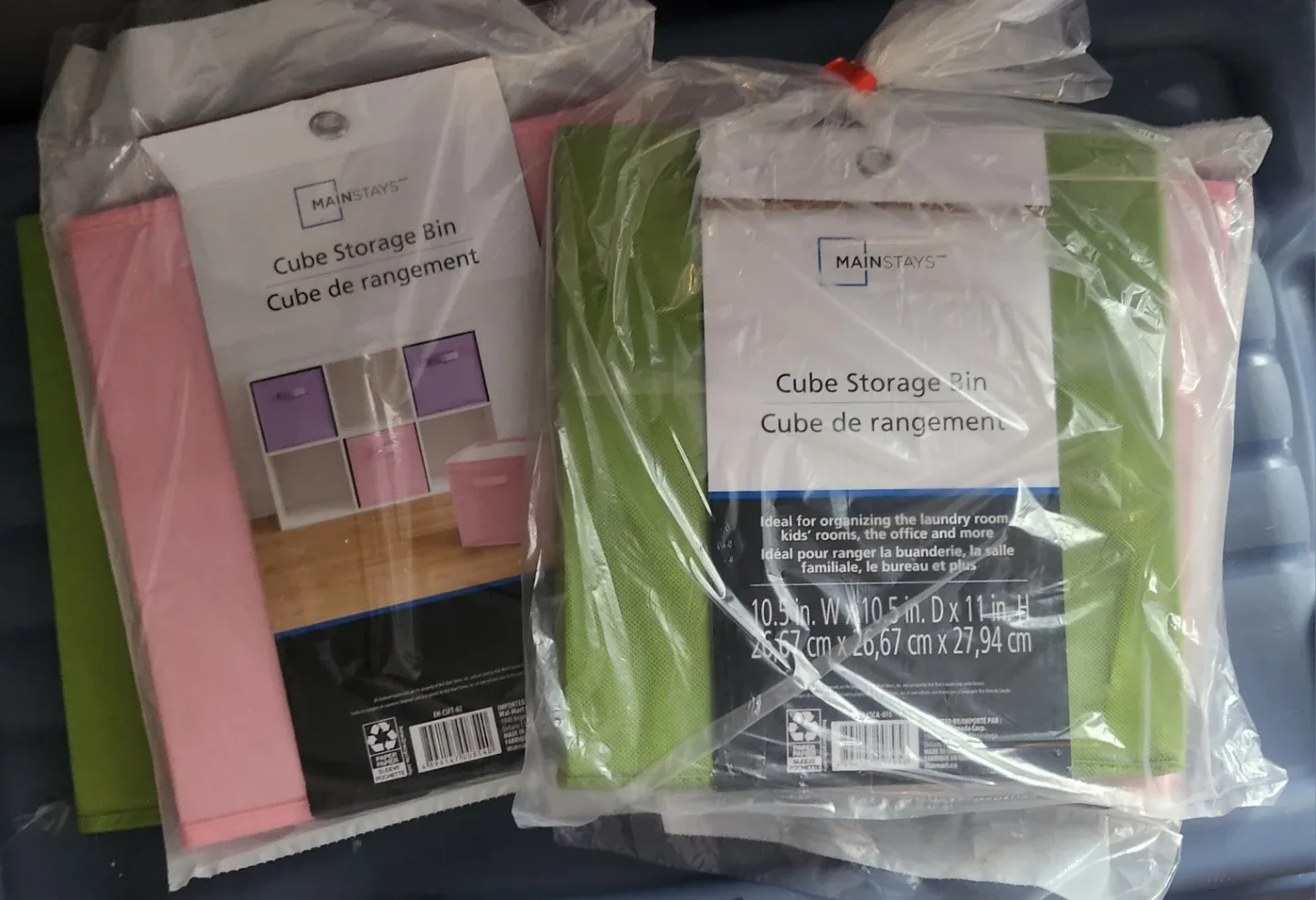 Mainstays Cube Storage Bins