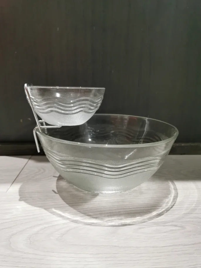 Octo Pasari Glass 3pc Chip & Dip Set image indicator(2)