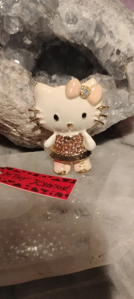 Betsey Johnson Hello Kitty Brooch