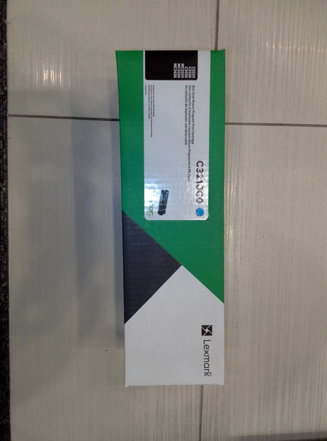 Lexmark C3210C0 Cyan Return Program Print Cartridge