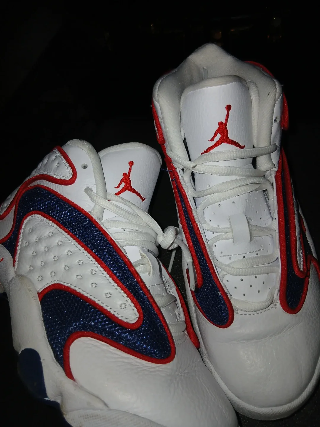 Jordan JRDN W OG White/Red/Navy Shoes