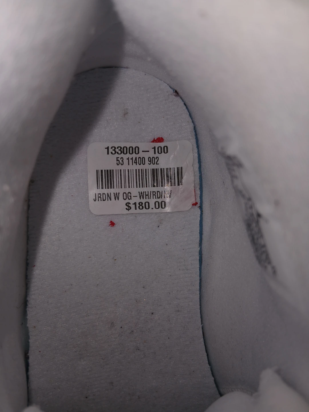 Jordan JRDN W OG White/Red/Navy Shoes - photo 3