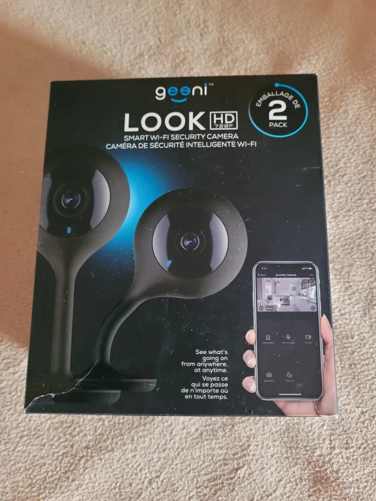 Geeni Look HD Smart Wi-Fi Security Camera - 2 Pack #cleanout