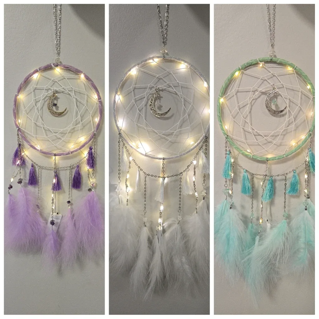 Dream Catcher with LED Lights, gift #Cleanout
