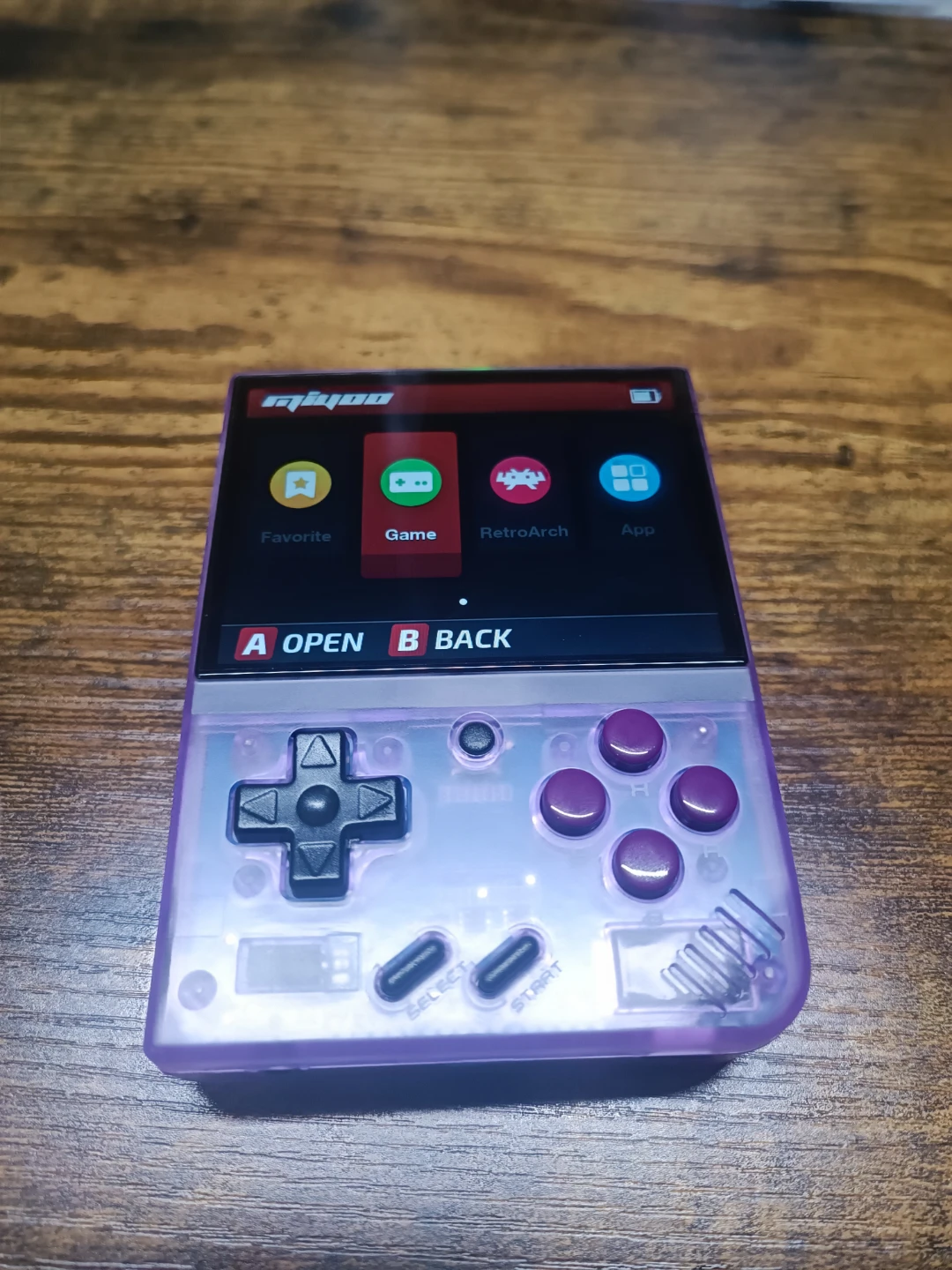 Miyoo Mini Plus Purple Retro Game Console - Like New! - photo 2