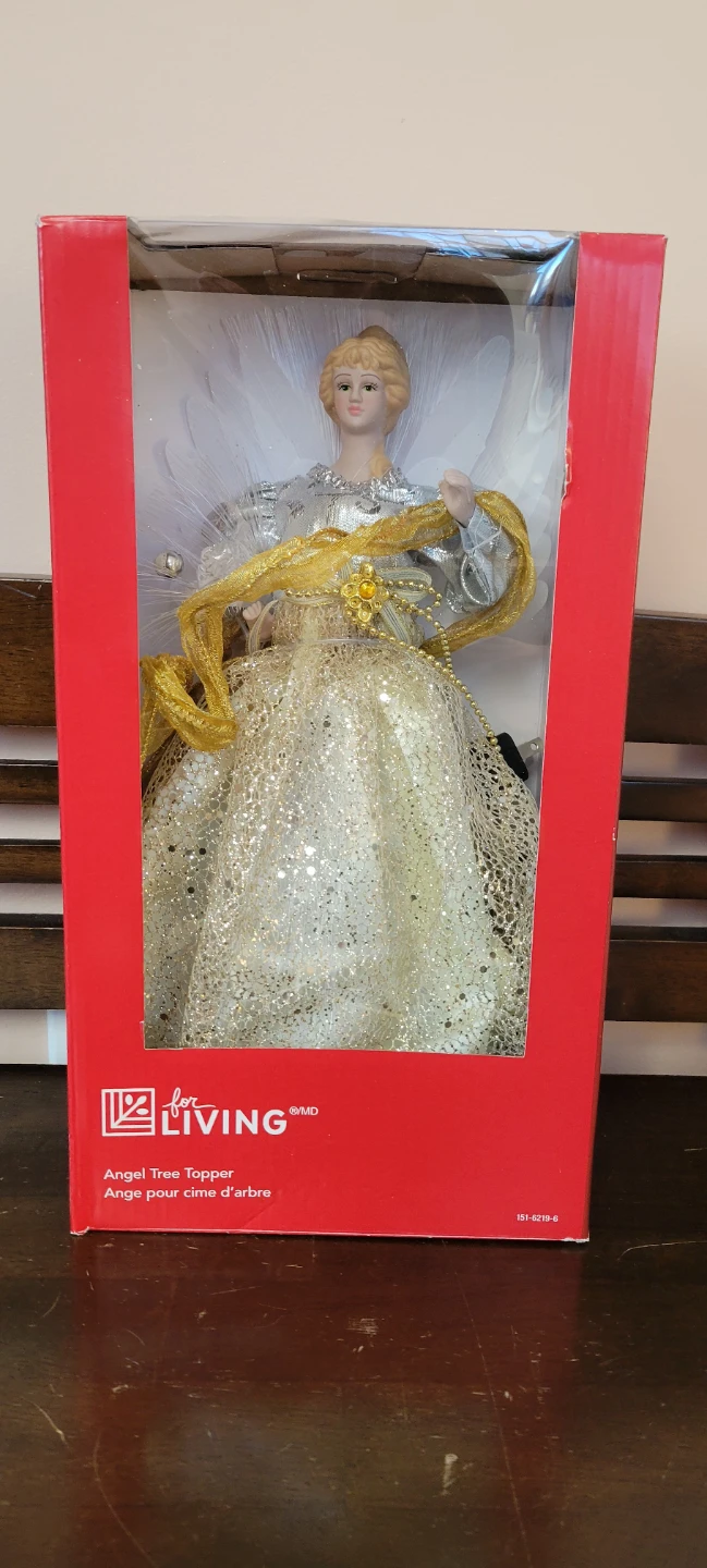 Fiber Optic Angel Tree Topper - New in Box!