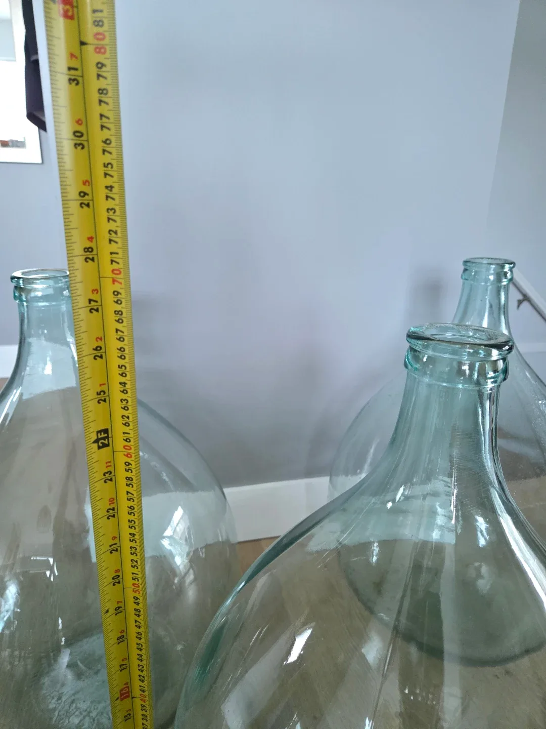 3 large vintage wine glasses - perfect for home decor #cleanout image indicator(2)