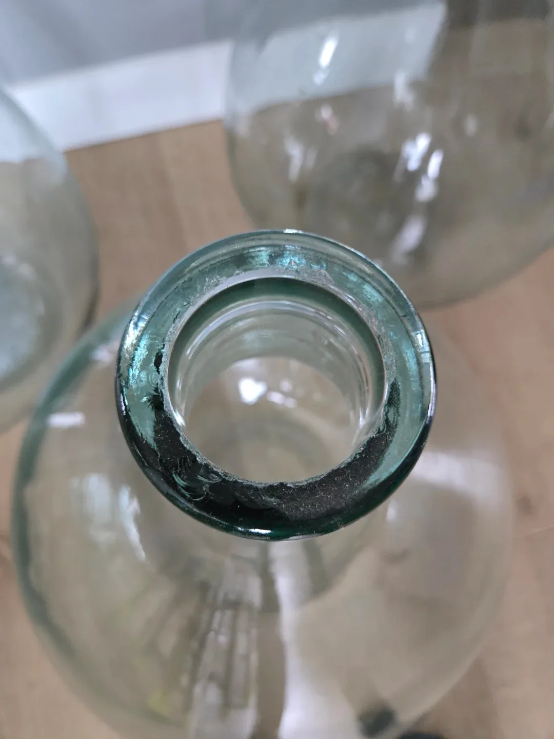 3 large vintage wine glasses - perfect for home decor #cleanout image indicator(7)