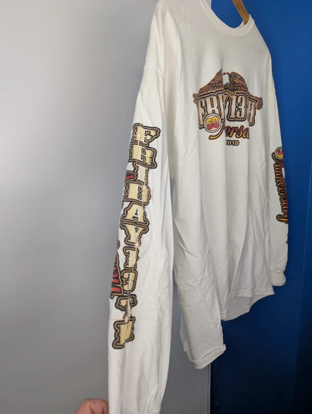 Friday 13th Port Dover Motorcycle Long Sleeve t-shirt- XL - photo 3